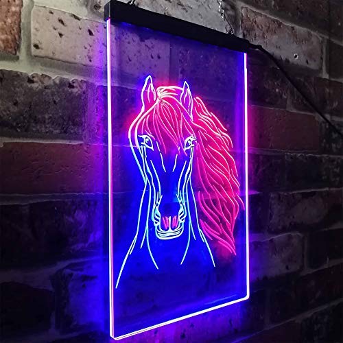 Horse Head LED Light Sign - Way Up Gifts