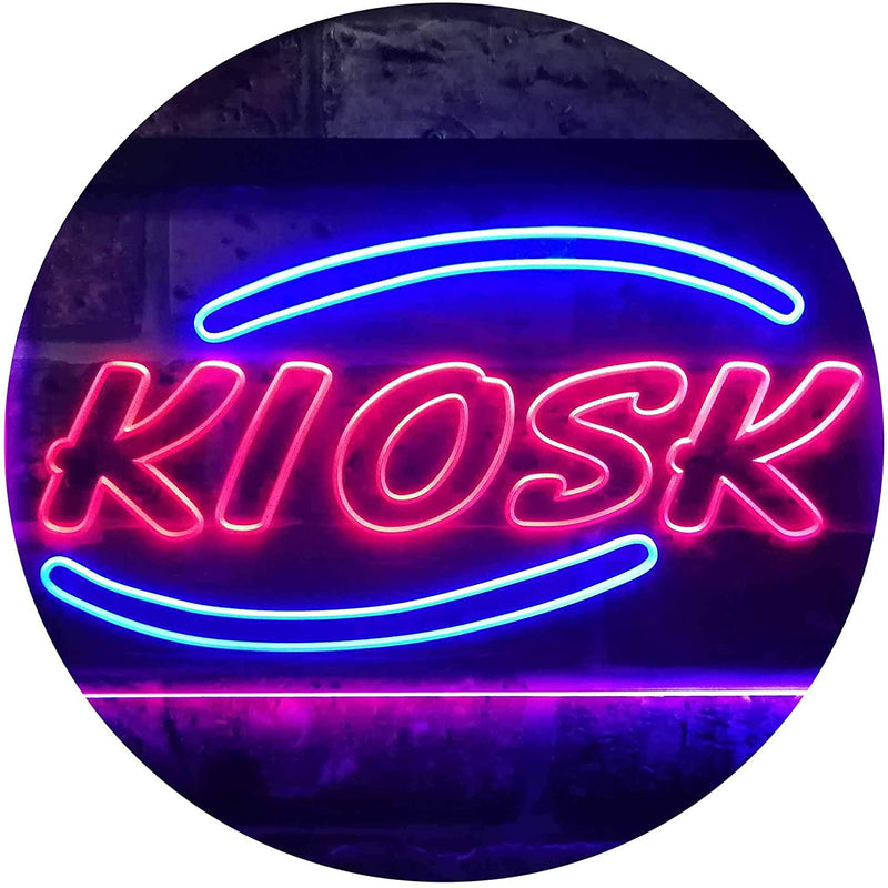 News Stand Ticket Booth Kiosk LED Light Sign - LED Gift Works