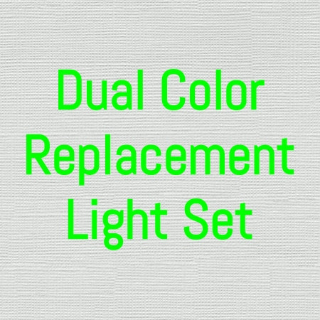 Replacement Dual Color LED Light Sign Light Set with Cord, Switch & Light - LED Gift Works