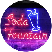 Soda Fountain Drinks LED Light Sign - LED Gift Works
