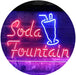 Soda Fountain Drinks LED Light Sign - Way Up Gifts