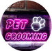 Paw Print Pet Grooming LED Light Sign - Way Up Gifts