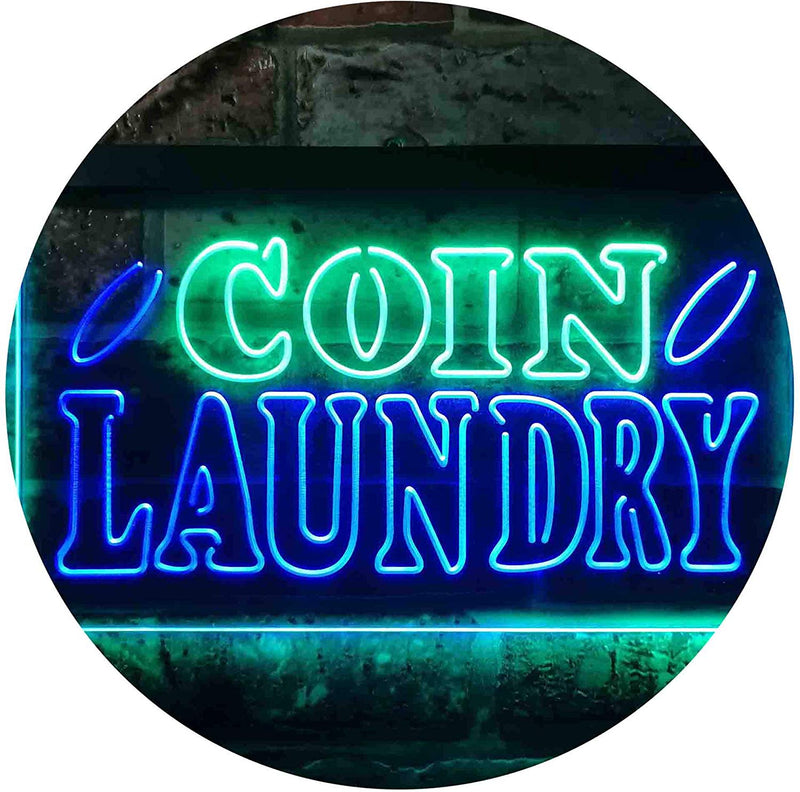 Laundromat Coin Laundry LED Light Sign - LED Gift Works