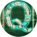 Family Name Letter Q Monogram Initial LED Light Sign - Way Up Gifts