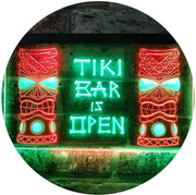 Tiki Bar Open LED Light Sign - LED Gift Works