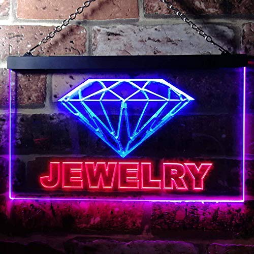 Diamonds Jewelry LED Light Sign - Way Up Gifts