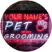 Personalized Paw Print Pet Grooming LED Light Sign - Way Up Gifts