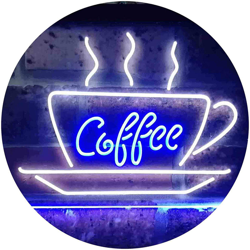 Coffee Cup LED Light Sign - LED Gift Works