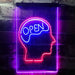 Open Mind Brain Storming LED Light Sign - Way Up Gifts