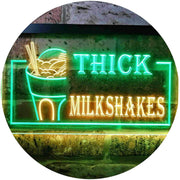Thick Milkshakes LED Light Sign - LED Gift Works