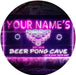 Personalized Beer Pong Man Cave LED Light Sign - Way Up Gifts