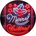 Merry Christmas Holly Leaves Star LED Light Sign - Way Up Gifts