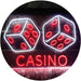 Dice Casino LED Light Sign - Way Up Gifts