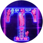 Family Name Letter T Monogram Initial LED Light Sign - LED Gift Works