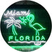Miami Florida Flamingo LED Light Sign - Way Up Gifts