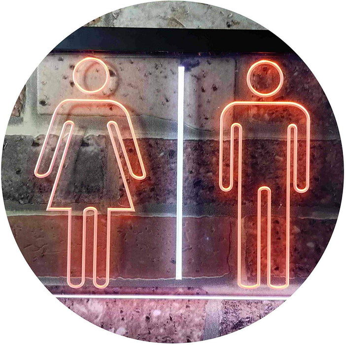 Men Women Bathroom Restroom LED Light Sign - Way Up Gifts