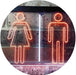 Men Women Bathroom Restroom LED Light Sign - Way Up Gifts