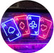 Four Aces Poker Casino LED Light Sign - Way Up Gifts