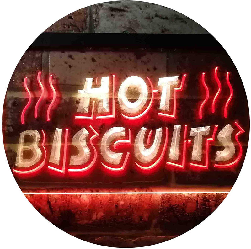 Hot Biscuits LED Light Sign - LED Gift Works