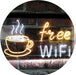 Cafe Coffee Free WiFi LED Light Sign - Way Up Gifts