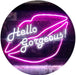 Lips Hello Gorgeous LED Light Sign - Way Up Gifts
