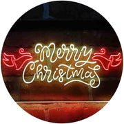Merry Christmas Wing Decoration LED Light Sign - LED Gift Works