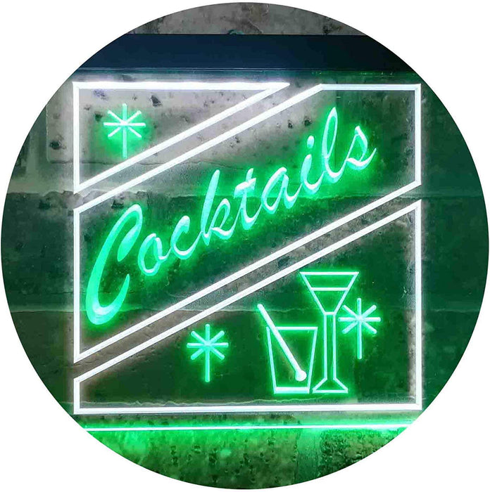Cocktails LED Light Sign - Way Up Gifts