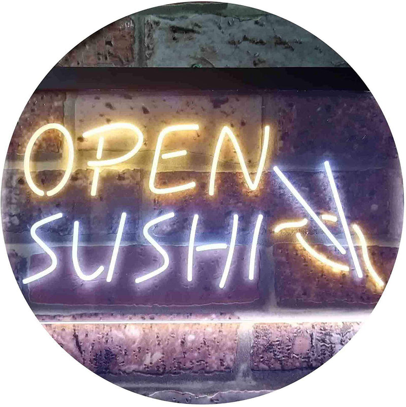 Open Sushi LED Light Sign - LED Gift Works