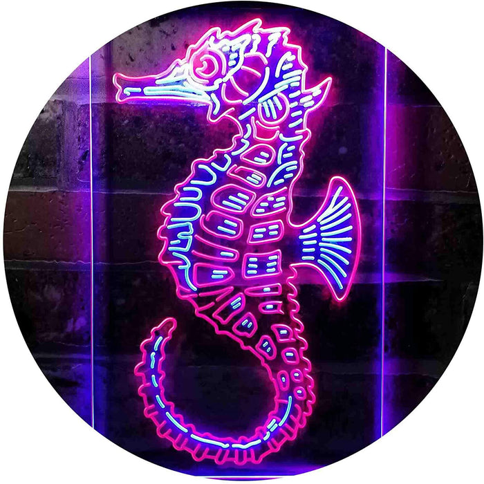 Ocean Decor Beach Seahorse LED Light Sign - Way Up Gifts