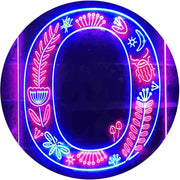 Family Name Letter O Monogram Initial LED Light Sign - LED Gift Works