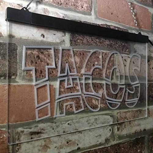 Mexican Restaurant Tacos LED Light Sign - Way Up Gifts