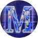 Family Name Letter M Initial Monogram LED Light Sign - Way Up Gifts