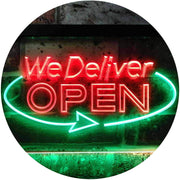 Open Delivery We Deliver LED Light Sign - LED Gift Works