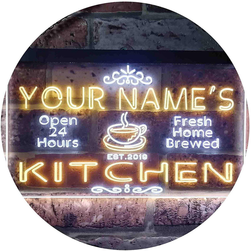 Personalized Home Kitchen Decor LED Light Sign - LED Gift Works