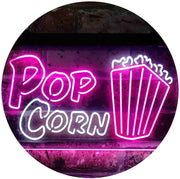 Movie Theater Popcorn LED Light Sign - LED Gift Works