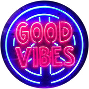Good Vibes LED Light Sign - LED Gift Works