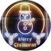 Merry Christmas Decoration Snowman LED Light Sign - Way Up Gifts