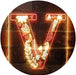 Family Name Letter V Monogram Initial LED Light Sign - Way Up Gifts