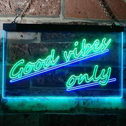 Good Vibes Only LED Light Sign - LED Gift Works