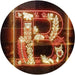 Family Name Letter B Monogram Initial LED Light Sign - Way Up Gifts