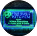 Personalized Home Kitchen Decor Made with Smile LED Light Sign - Way Up Gifts