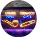 Cigar Pipes Tobacco Gifts LED Light Sign - Way Up Gifts