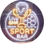 Live Game Sport Bar LED Light Sign - LED Gift Works