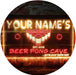 Personalized Beer Pong Man Cave LED Light Sign - Way Up Gifts