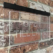 Open Till Late LED Light Sign - LED Gift Works