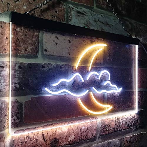 Cloud Moon LED Light Sign - Way Up Gifts