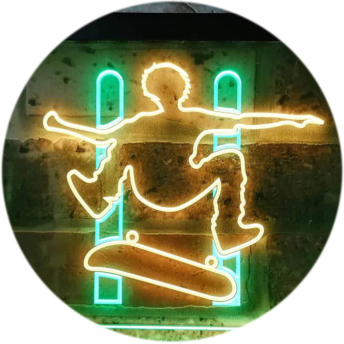 Kids Room Decor Skateboard Jump LED Light Sign - Way Up Gifts
