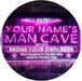 Personalized Sports Baseball Theme Man Cave LED Light Sign - Way Up Gifts