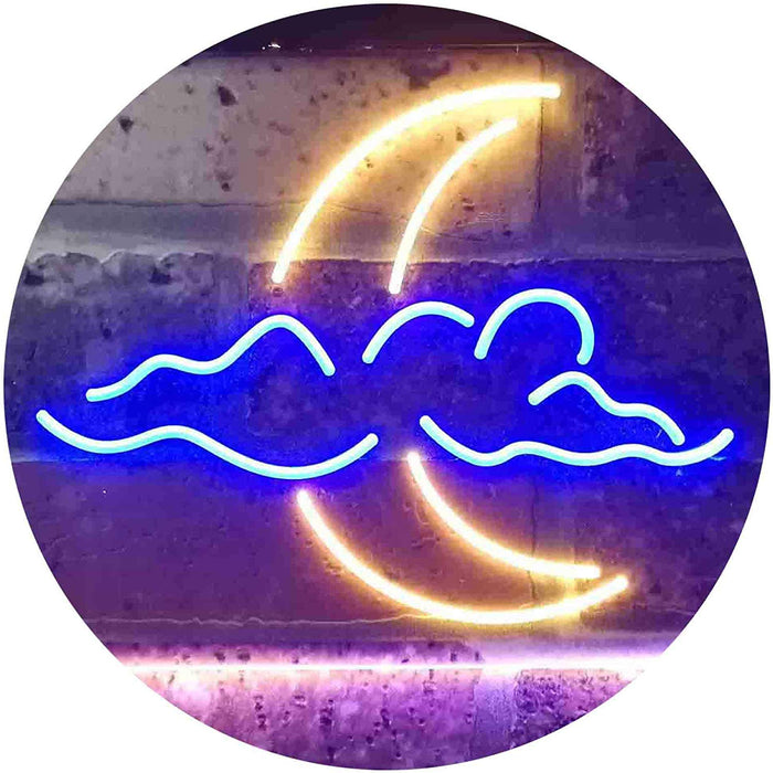 Cloud Moon LED Light Sign - Way Up Gifts