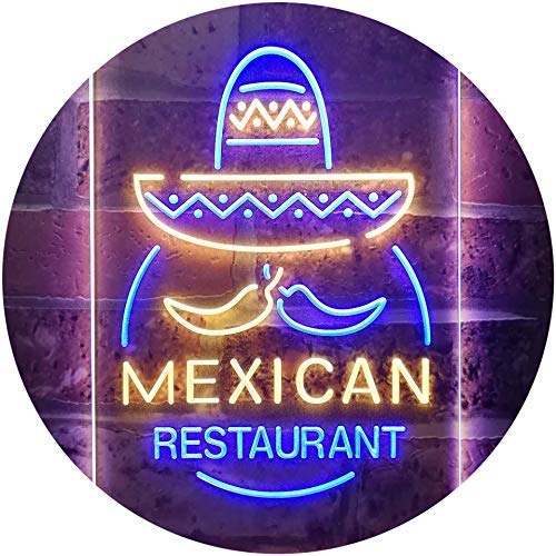 Mexican Restaurant LED Light Sign - Way Up Gifts